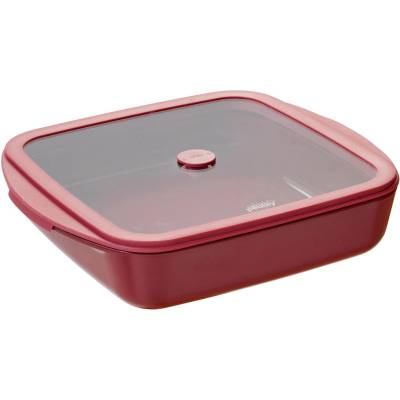 Pebbly Тава за печене PKV-079 1, 6 l, червен, силикон, Pebbly (PEBBPKV079)
