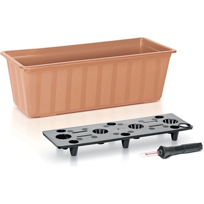Prosperplast Balcony Truhlík samozavlažovací 60 x 18 x 14 cm terakota