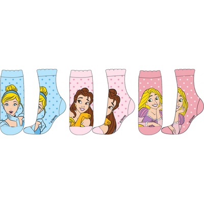 Princess Dievčenské ponožky mix farieb