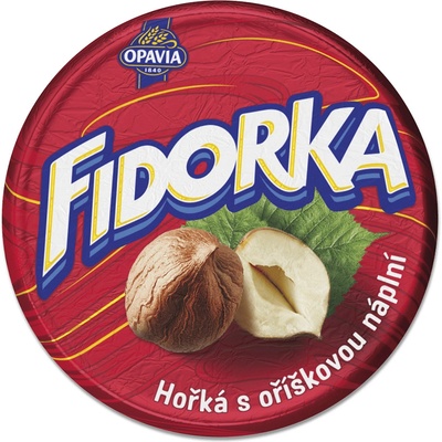 Opavia Fidorka Hořká s oříškovou náplní 30 g – Zboží Dáma