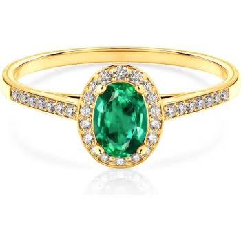 Image 1 of SAVICKI Пръстен Secret Garden: злато, смарагд