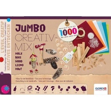 Glorex Jumbo kreativní sada dřevo 1000 ks