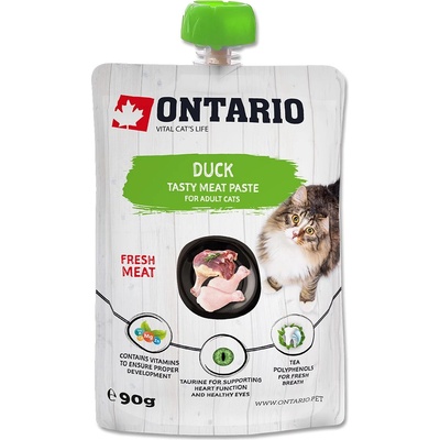 ONTARIO Cat пате с вкусно месо от патица 90 г