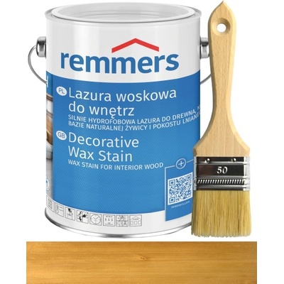 Remmers Vosková lazura na dřevo do interiéru 2,5L dub