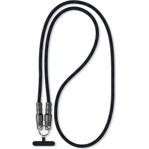  Универсална връзка за телефон Essager 30cm с кабел 1.2m, Type-C към Type-C Cable, 60W, Fast Charging, черен