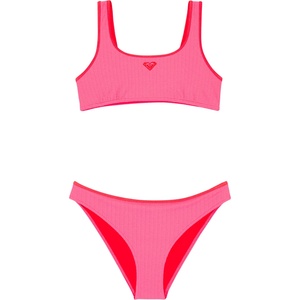 Roxy Детски комплект бикини Roxy Kid's Aruba Bralette Set Bikini - Sangria Sunset - размер 8 Years (750-2829-0114)