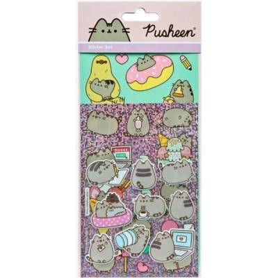 Pusheen Puffy nálepky vypuklé 40 ks