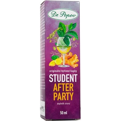Dr.Popov STUDENT After party bylinné kapky 50 ml