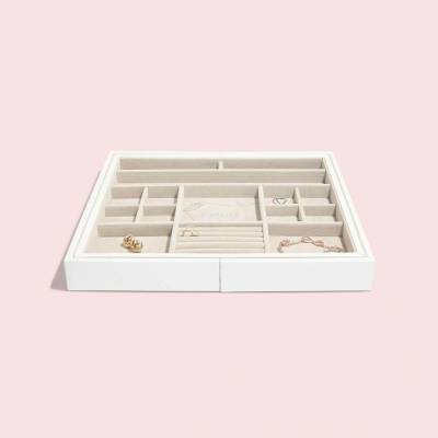 Stackers vložka na šperky White Medium Slider bílá