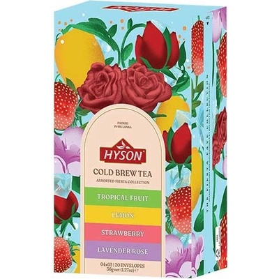HYSON Cold Brew Assorted 20 sáčků kolekce čajů 37 g