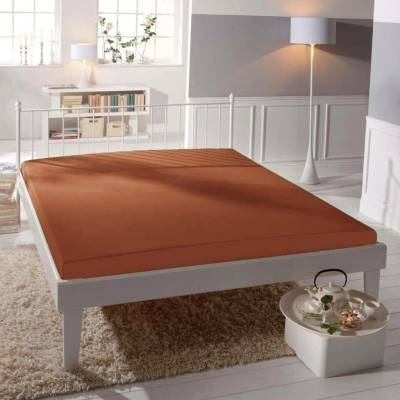 Top prostěradla.cz Jersey prostěradlo Premium Cihlové 90x200
