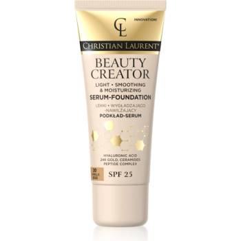 Christian Laurent Beauty Creator лек хидратиращ фон дьо тен SPF 25 цвят 20 Vanilla Beige 30ml