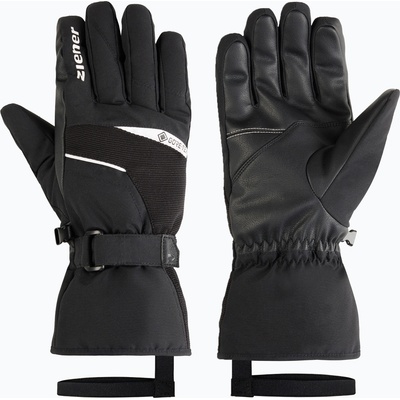 ZIENER Мъжки скиорски ръкавици ZIENER Galerius-Z GTX black/white