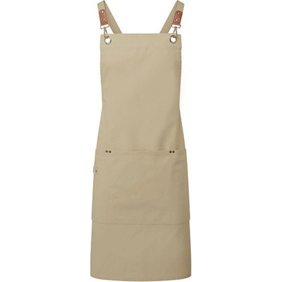 Premier Workwear Pracovní zástěra PR182 Khaki -ca. Pantone 7503 86 x 72 cm
