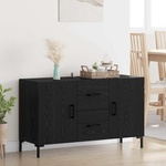 vidaXL Служебен шкаф Черния дъб 100 x 36 x 60 см Инженерна дървесина (882480)