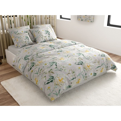 Textilomanie obliečky z mikrovlákna ELYSIA svetlo sivé 70x80 140x200