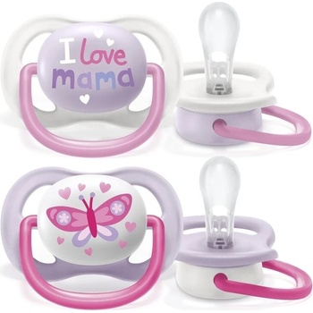 Avent Philips Ultra air text dievča 2 ks V001038
