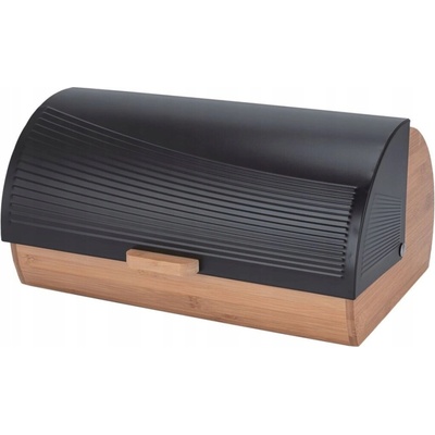 Chlebník jednodílný Brunbeste 2688 béžový, černý dřevěný – Zboží Mobilmania