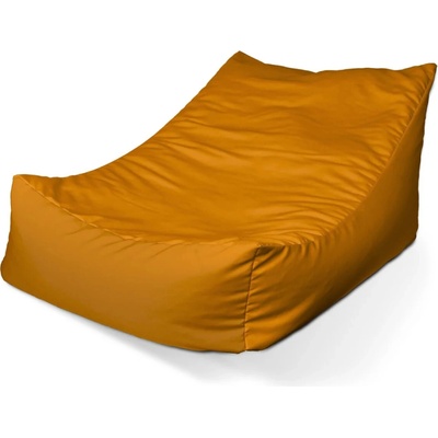 Sablio Sedací vak Lounge Neónová oranžová 80 x 95 x 50 cm