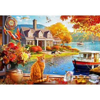 Bluebird Puzzle - Puzzle Fall View - 1 000 piese
