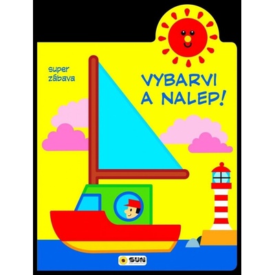 Vybarvi a nalep! - Loďka - super zábava