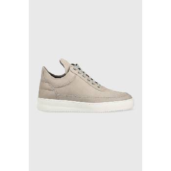 Filling Pieces Велурени маратонки Filling Pieces Low Top Ripple Nubuck в бежово 25122842003 (25122842003)