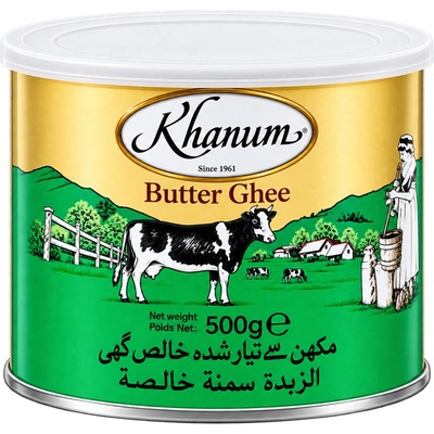Khanum Ghee - indické živočišné máslo 500g