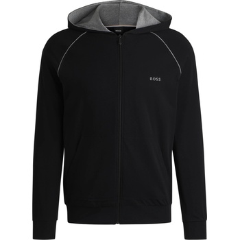 Image 1 of HUGO BOSS Суичър Boss Men's MixMatch Zipped Hoodie Full-Zip Closure - Black 001