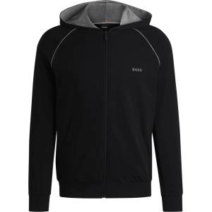 HUGO BOSS Суичър Boss Mens BOSS Mix & Match Zipped Hoodie - Full-Zip Closure - Black 001
