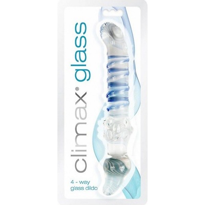 Topco Climax Glass 4 Way Glass Dildo skleněné dildo