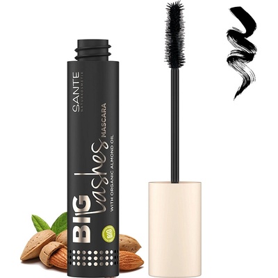 Santé řasenka Big Catwalk Lashes 01 černá 10 ml