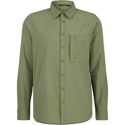 Stoic Мъжка риза с копчета Stoic AntiMosquito ByskeSt. Shirt L/S Shirt - Moss Green - размер XXL (033-2742-0415)