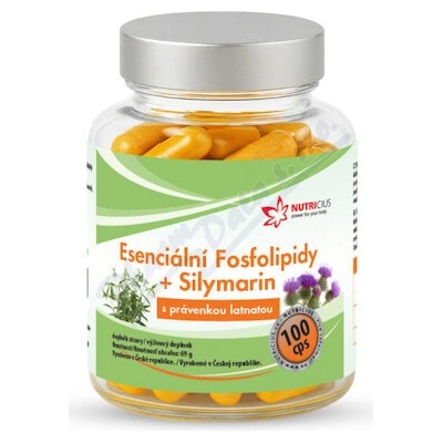Nutricius Esenciální Fosfolipidy + Silymarin s právenkou 100 kapslí