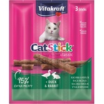 Vitakraft Cat Stick Classic - патица и заек 3 бр
