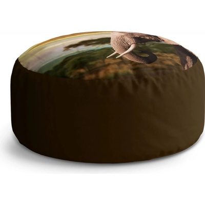 Sablio Taburet Circle Slon z profilu: 40x50 cm