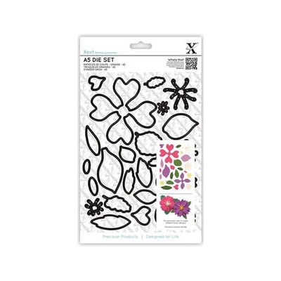 DOCRAFTS - DOCRAFTS Xcut vyřezávací kovové šablony - kytičky 24 ks