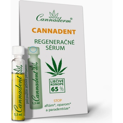 Cannaderm Cannadent regeneračné sérum 1,5 ml