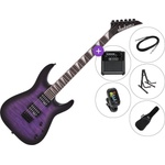 Jackson JS Series Dinky Arch Top JS32Q DKA HT AH Premium SET Transparent Purple Burst Електрическа китара