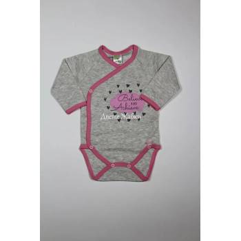 Image 1 of Rach Боди с дълъг ръкав тип " прегърни ме" Believe, 50, 56 /сиво/