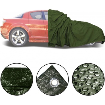 SVX Plachta zakrývacia 8 x 10 m 65g/m² tmavá zelená 20240810z