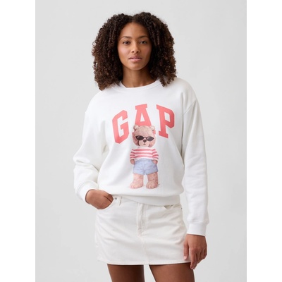 GAP mikina Brannan Bear s logom biela