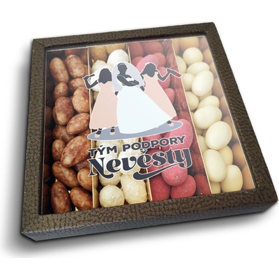 Sablio Mandle v čokoládě Tým podpory nevěsty 4x 80 g