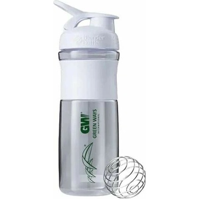 Green Ways Šejkr Sportmixer Flip Tritan bílý 0,6 L