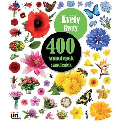 400 samolepek květy