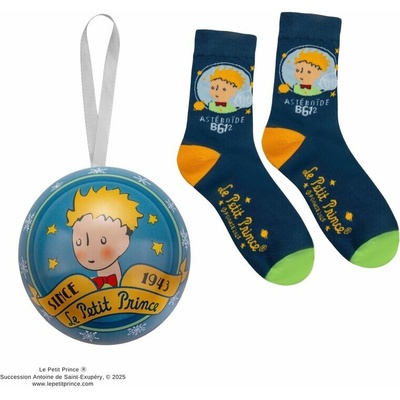 Cinereplicas Baňka s dárkem - ponožky „Největší cesta", Malý princ