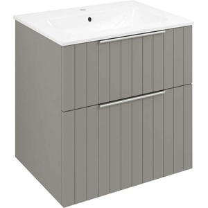 SAPHO Cirasa - Шкафче за умивалник Strip 59x64x46 см, 2 чекмеджета, Agila CR601-4343S (CR601-4343S)