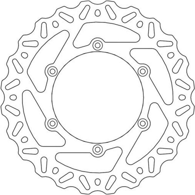 MOTO-MASTER Nitro brzdový kotouč - PŘEDNÍ BRZDA YAMAHA YZ 125/250 (17-22) / YZF 250/450 (16-22) - průměr 270mm | Zboží Auto