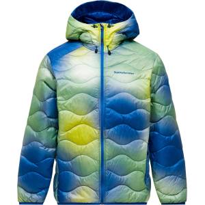 Peak Performance Мъжко пухено яке Peak Performance Aop Helium Down Hood Down jacket - Sunny Melt (004-7215-0114)