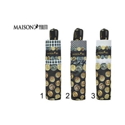 Дамски автоматичен Open-Close чадър Maison Perletti 16201