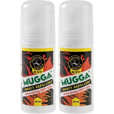 Mugga Repelent proti hmyzu Extra Strong kulka 50% Deet 50 ml 2 ks